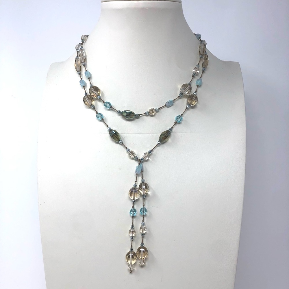 Swarovski Crystal Lariat Necklace